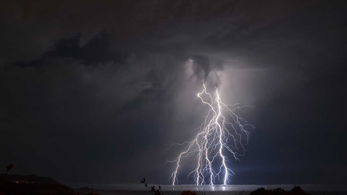 PHOTOS Lightning strikes over SF Bay Area Monday night