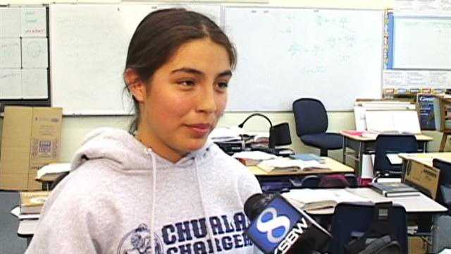 Cecilia Trujillo won the 2013 Monterey County Spelling Bee and graduated from Chualar School. 