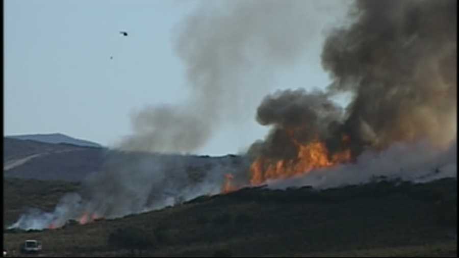 The Army conducted two controlled burns, scorching nearly 1,000 acres on the former military base Fort Ord.