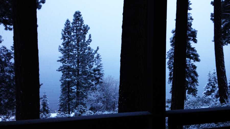 Roger Royse shot this snowy photo at Lake Tahoe. (Oct. 28, 2013)