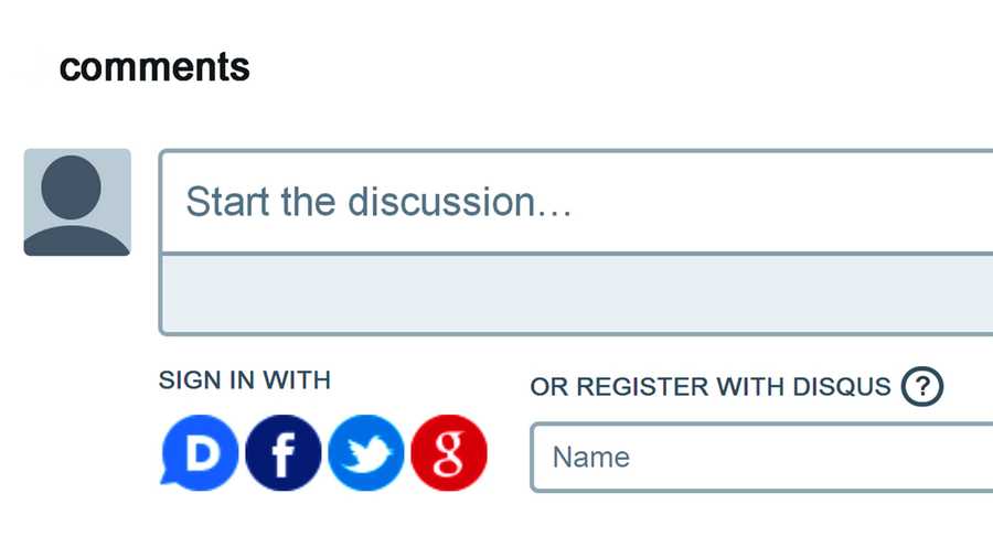 To make a comment on KSBW.com, readers must sign in first using a social networking profile. 