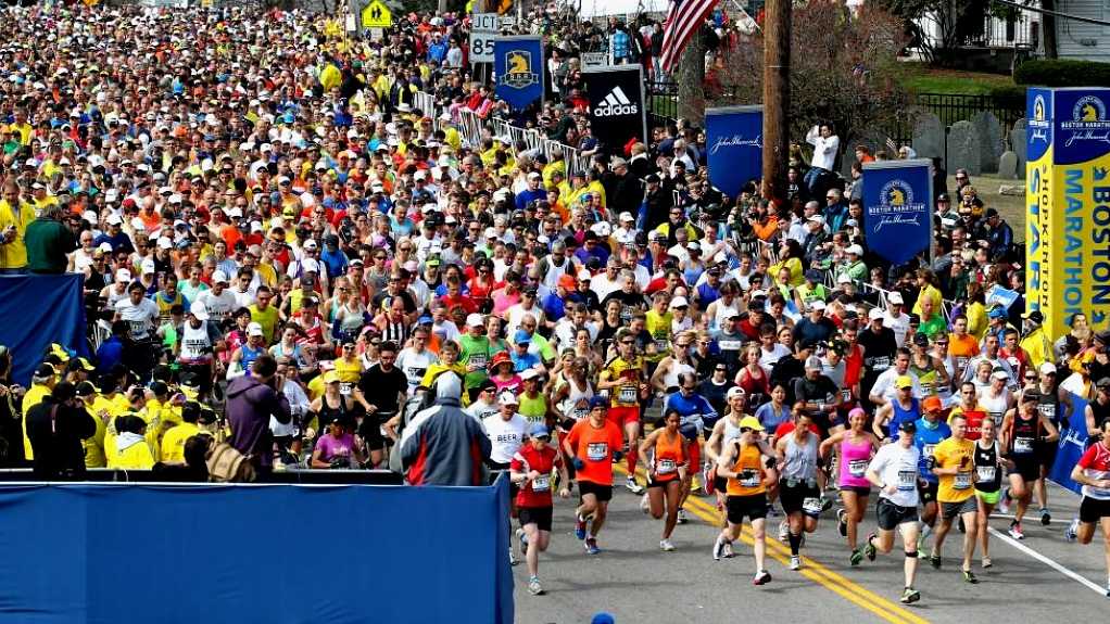 Runners take on back-to-back marathons in Boston 2 Big Sur