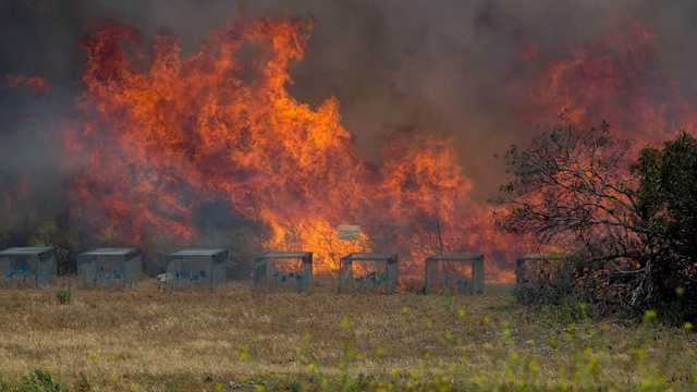 A string of dangerous wildfires in has ripped through San Diego County in recent days, prompting evacuations, sparking "firenadoes" and causing extensive damage.
