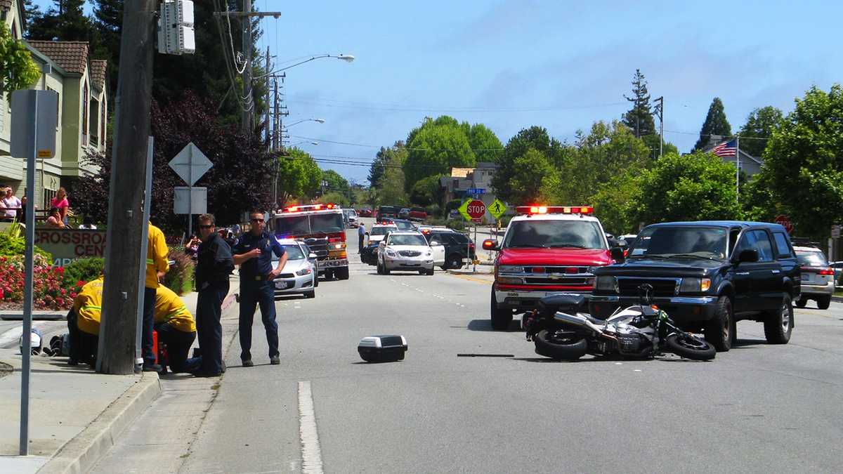 Capitola motorcycle police officer injured in crash