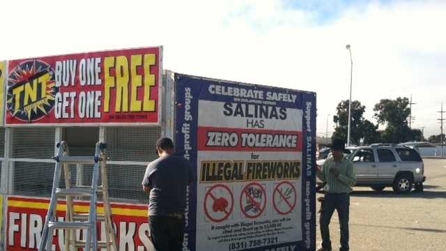 Safe and Sane fireworks sales in Salinas are big fundraisers for local schools.