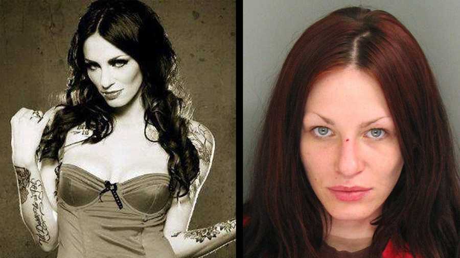 Alix Tichelman is seen in a Facebook photo, left, and in a jail mug shot, right. 