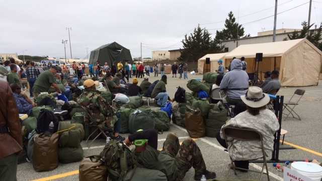 Sunday was the final day of the three-day Monterey County homeless veterans stand down.