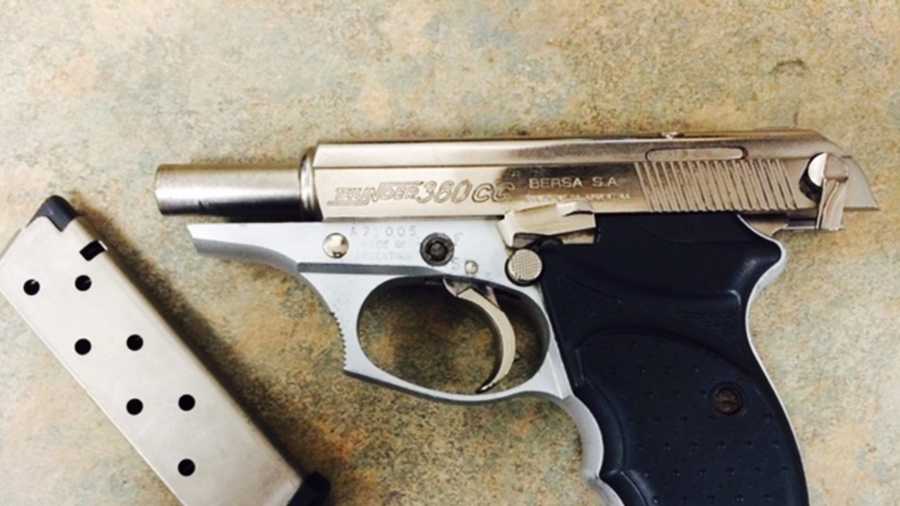 A student brought this loaded gun to Mission Hill Middle School in Santa Cruz. 