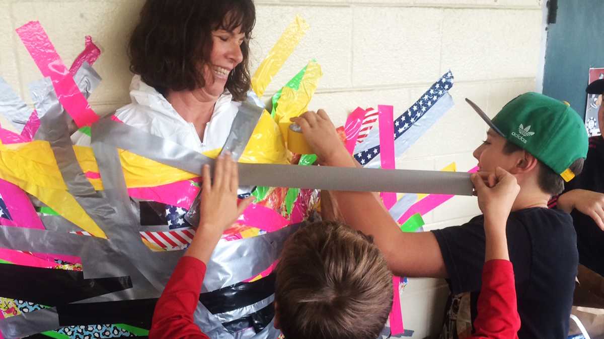 PHOTOS Rio Del Mar Elementary School principal taped to wall