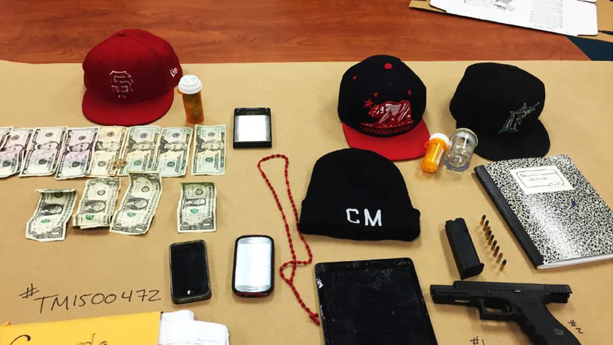 PHOTOS Seaside Crips and Norteno gang crackdown