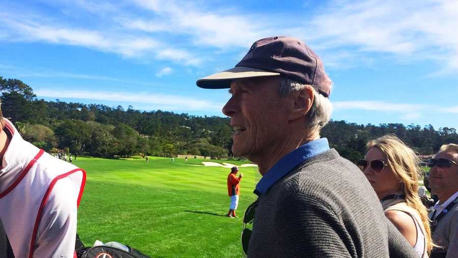 Clint Eastwood at the AT&T Pebble Beach National Pro-Am. (Feb. 2015)
