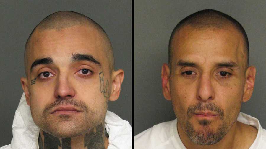 Johnny "Soldier Boy" Magdaleno, left, and Vincent "Chente" Garcia, right, are seen in mug shots. 