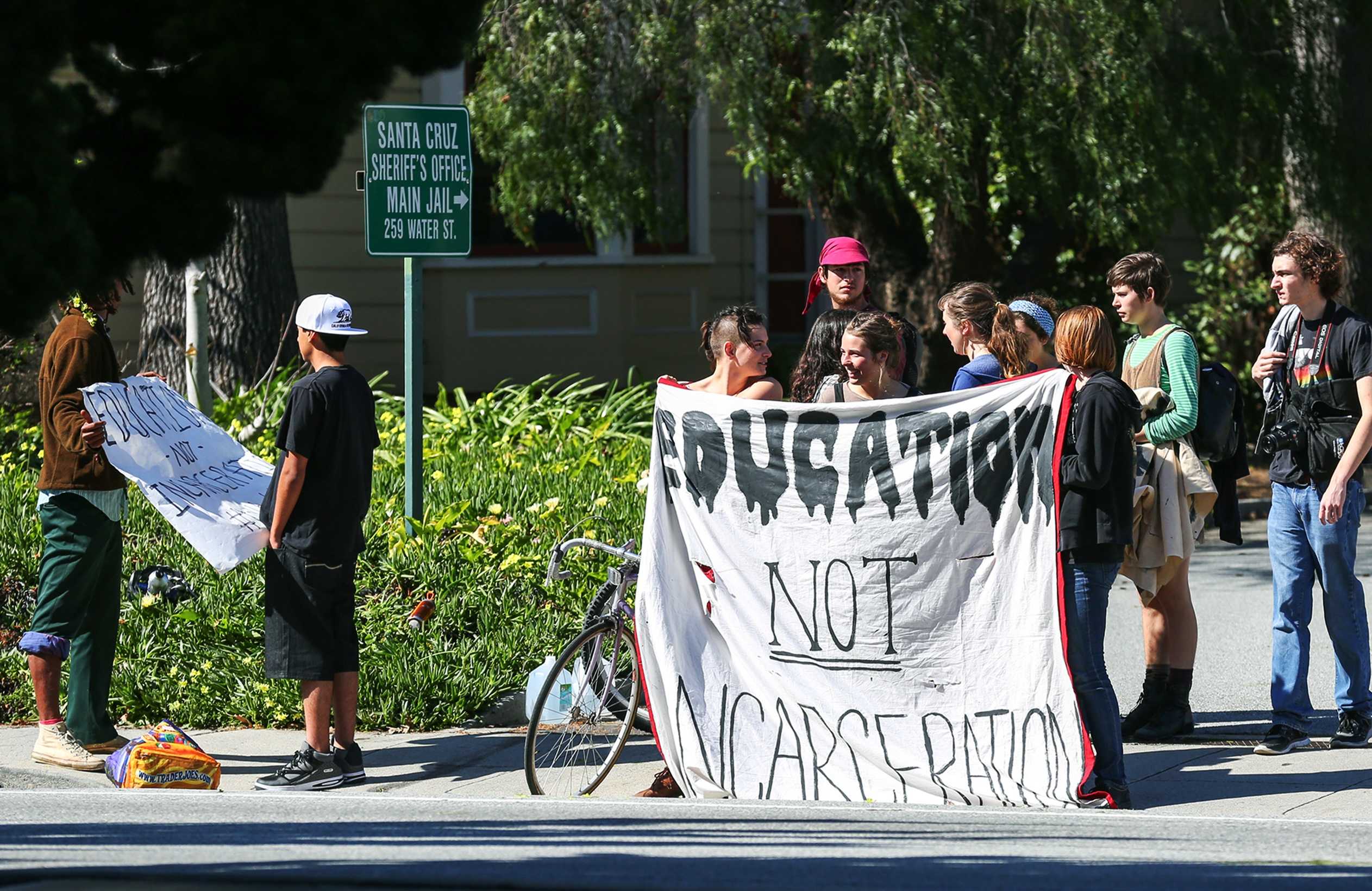 PHOTOS UC Santa Cruz students arrested for Highway 1 blockade saga