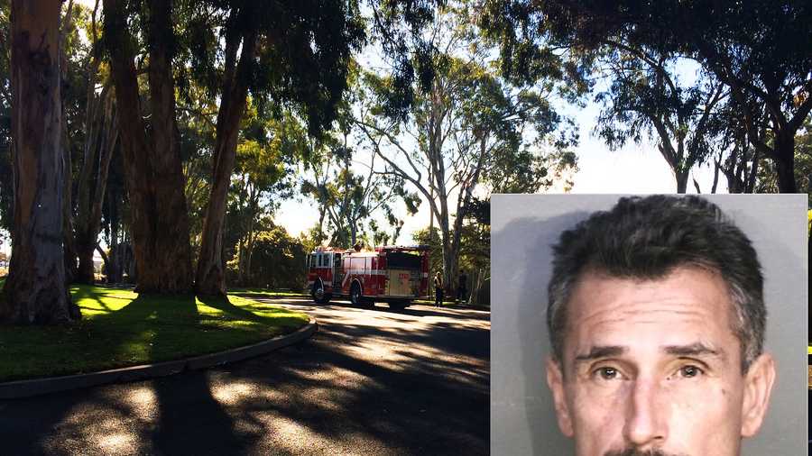 Steven Mark Palmer is accused of starting a fire at Laguna Grande Park in an attempt to kill someone, according to Seaside police. 