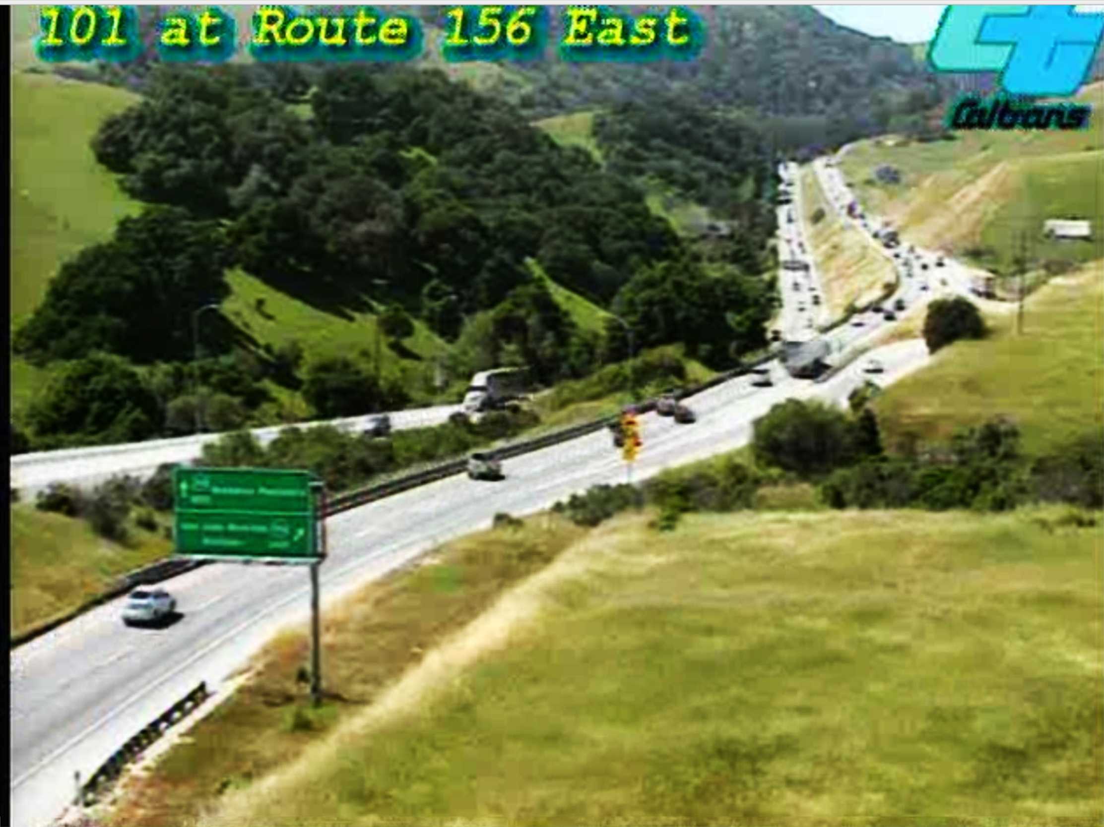 New CalTrans traffic cameras on Highway 101 Highway 156