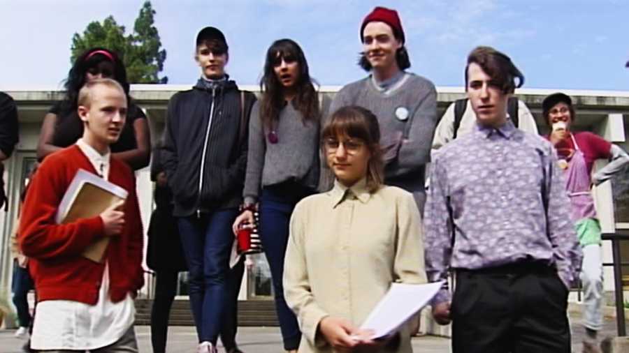 Six UC Santa Cruz students held a press conference after they pleaded no contest.  (May 7, 2015)