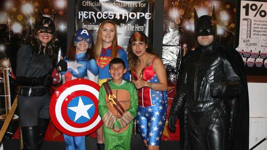 A group of superheroes will be visiting two children's hospitals on May 15 and May 17.