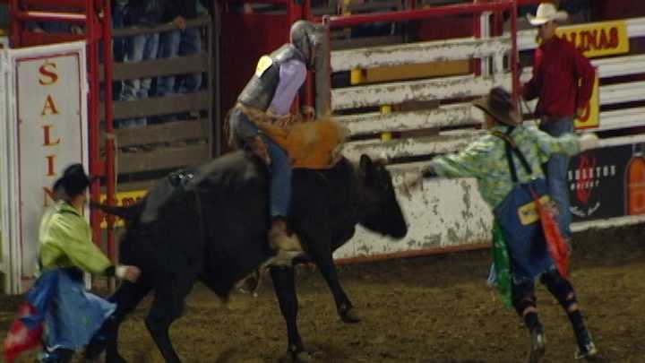 It's a job unlike any other at the California Rodeo Salinas -- the life of a bull fighter or rodeo clown.