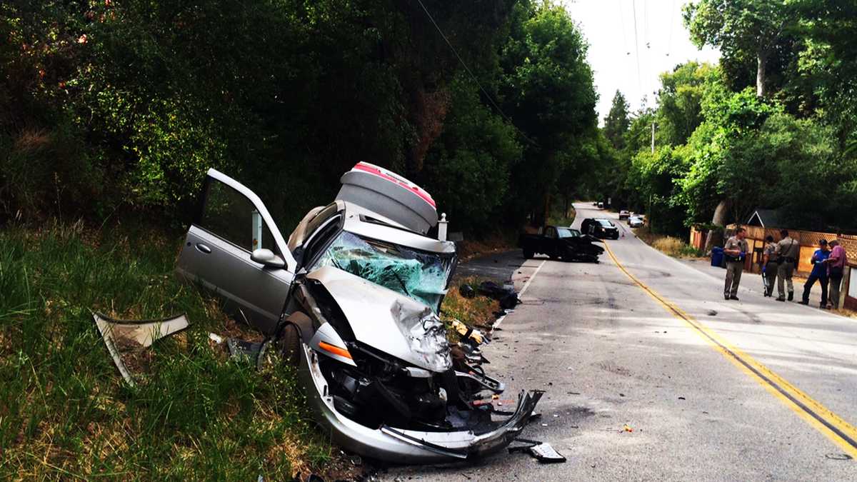 Drivers airlifted after crash on Zayante Road in Felton