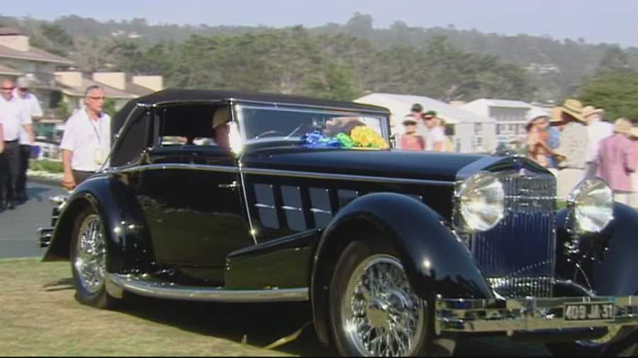 Classic car week comes to an end with the Concours d'Elegance at Pebble Beach.