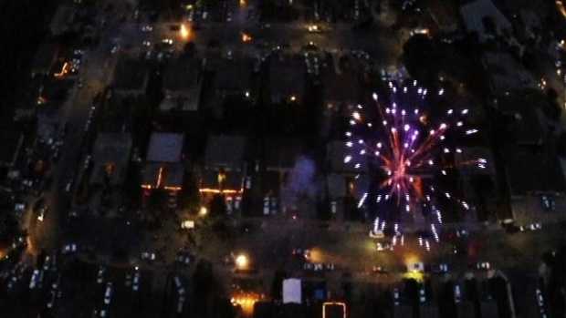 Illegal fireworks exploding over Salinas neighborhood