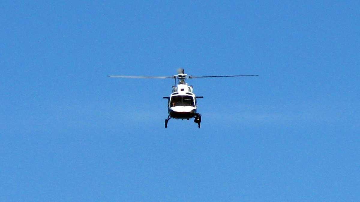 Why are so many helicopters flying over Santa Cruz, Aptos?