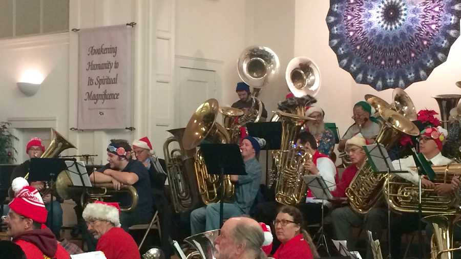 Tuba Christmas marches into Monterey