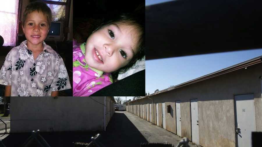 The bodies of Shaun and Delylah were found in this Redding, Calif., storage locker.
