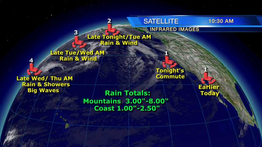 Flash Flood Watch issued for south Monterey Bay, Big Sur coast