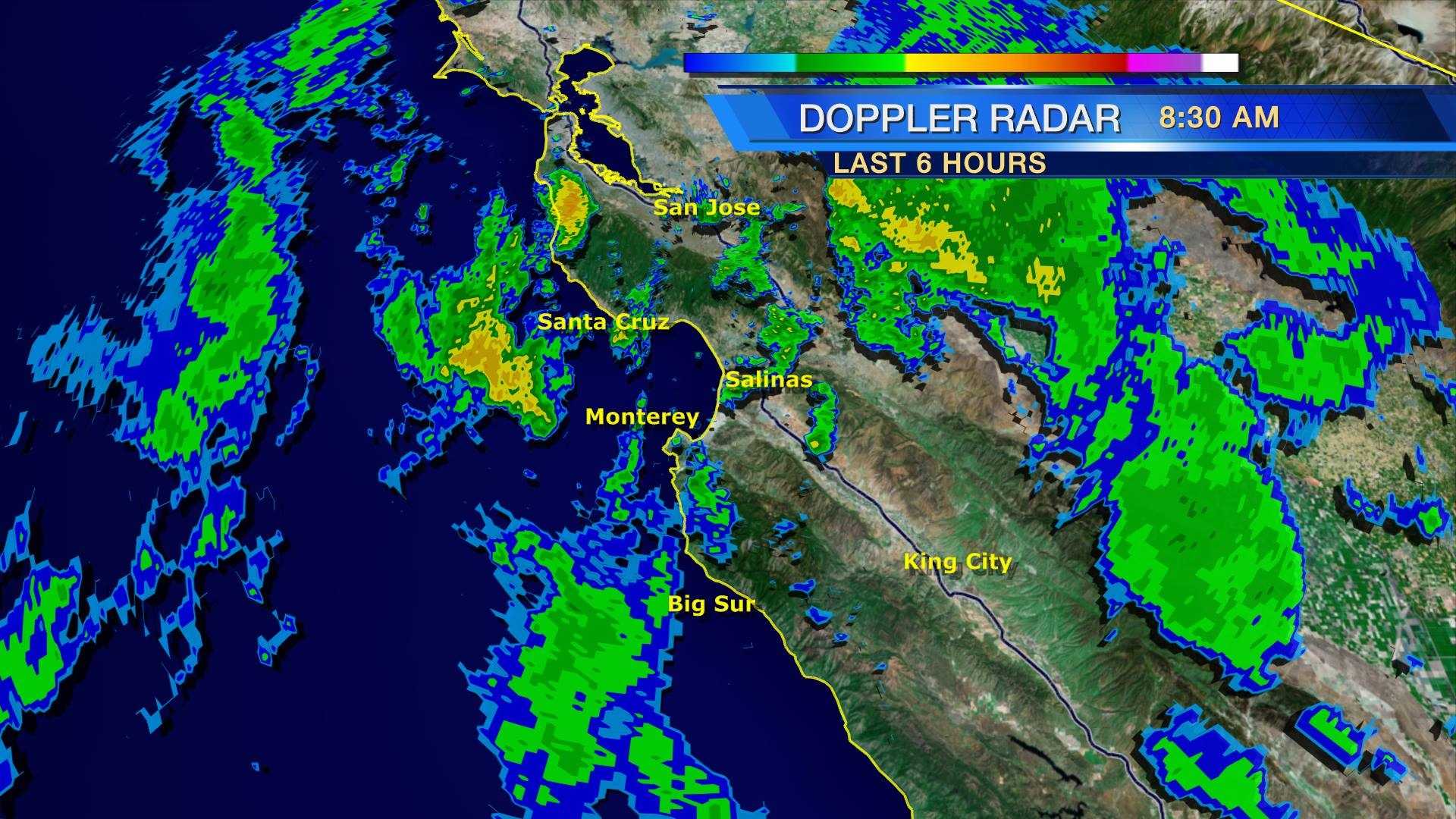 Hola El Nino Weeks of storms hit Central Coast