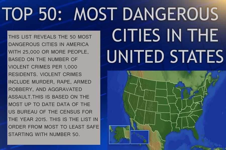 Most Dangerous Cities In The Us 4520