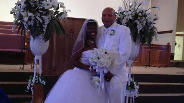 Te'Andrea and Charles Wilson were married at a predominantly black church after they say they weren't allowed to marry at First Baptist Church of Crystals Springs.