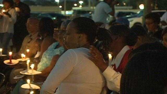 Friends, family gather to remember slain officer