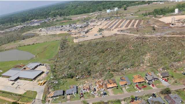 National Guard gets bird's eye view of tornado damage