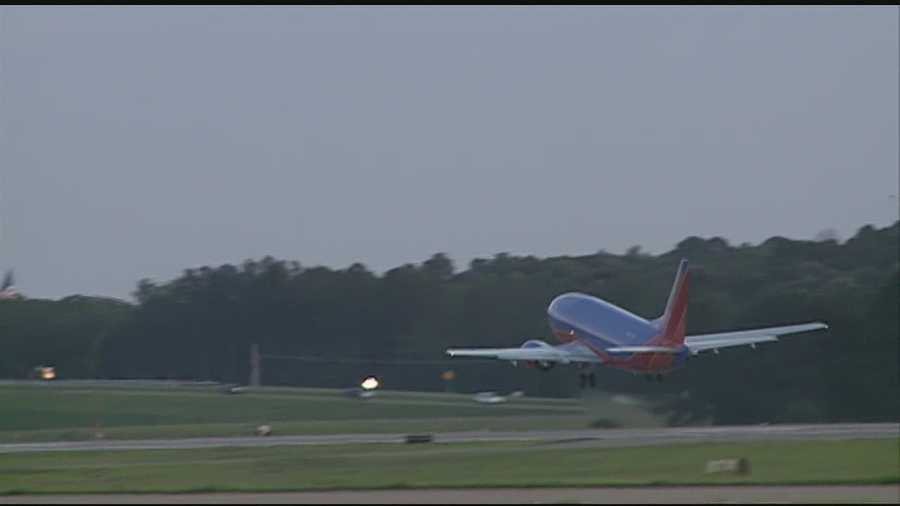 Southwest Airline's last flight left the Jackson airport tonight.