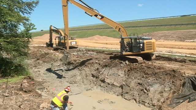 Work underway to repair Reservoir dam leak