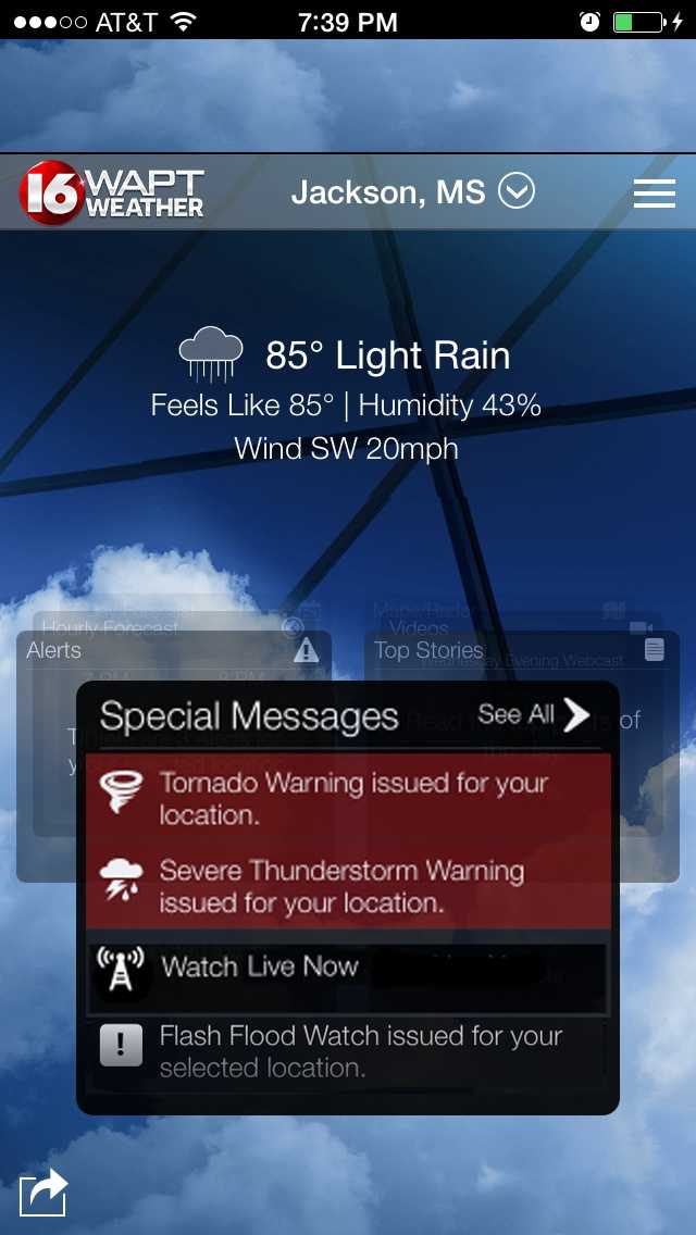 Get the free 16 WAPT Weather App Now!