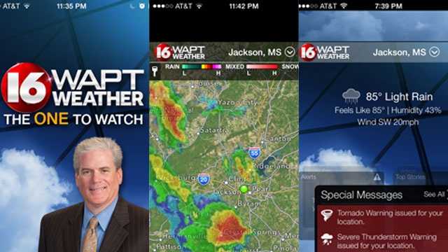 The 16 WAPT Weather App is available now for iPhones.