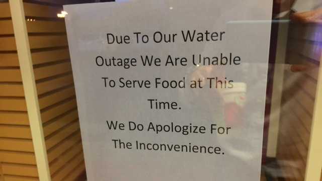 A sign was posted on the door of the Chili's in Madison.