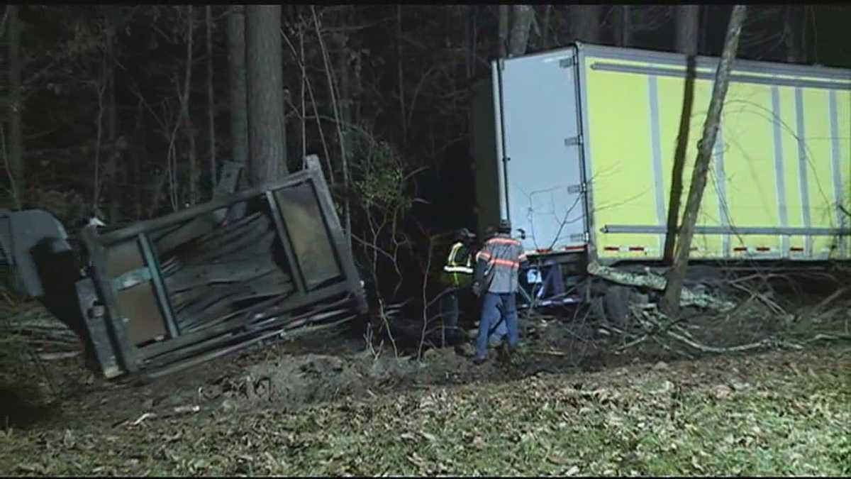 Driver killed, officer injured in bigrig explosion
