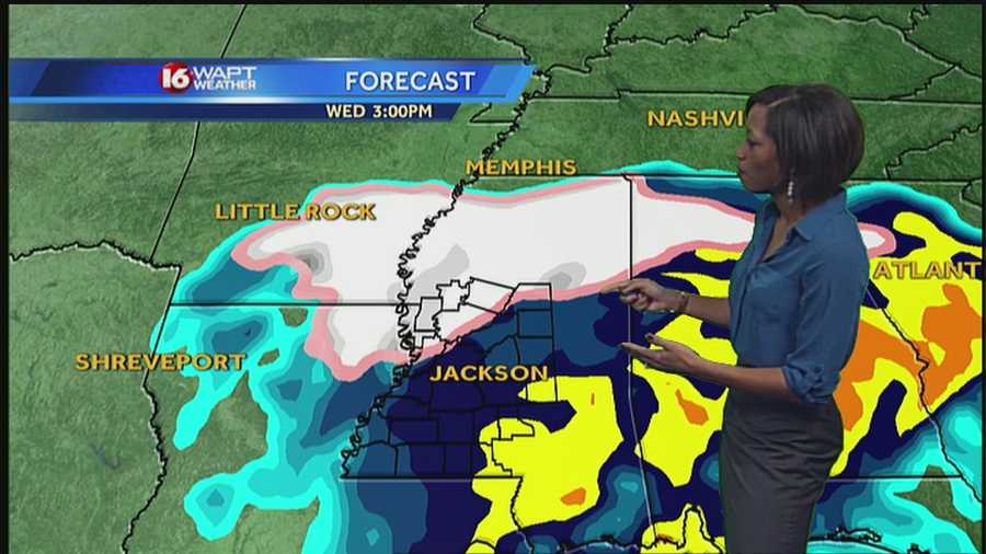 16 WAPT meteorologist Brittany Bell has the winter weather forecast for Jackson and Central Mississippi.