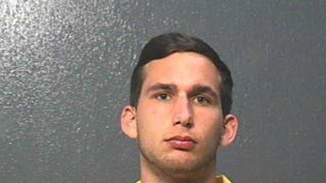 Tyler McVay, 20, is charged with two counts of burglary, Ocean Springs police say.