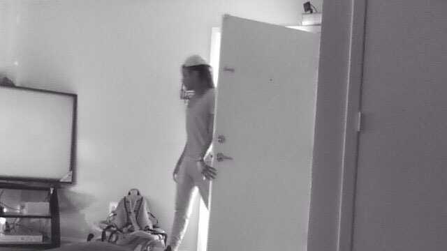 Jackson police release surveillance photos of a man they say broke into an apartment.