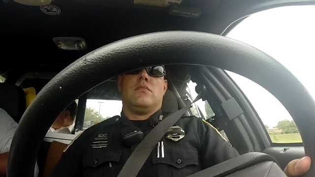 Brandon Patrolman Kevin O'Flarity is on alert following a rash of police officer shootings.