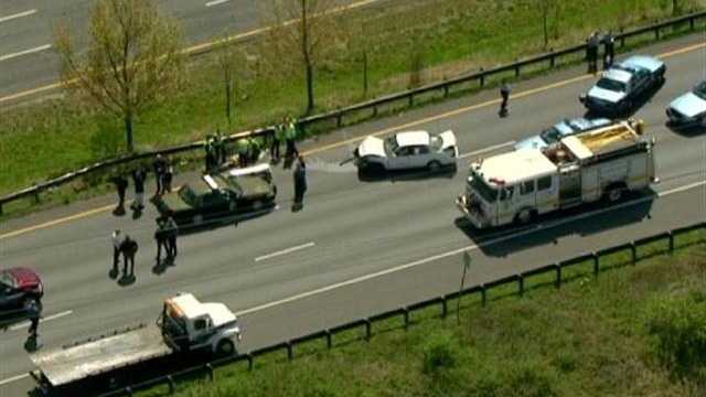 Police pursue reported stolen car in Anne Arundel County