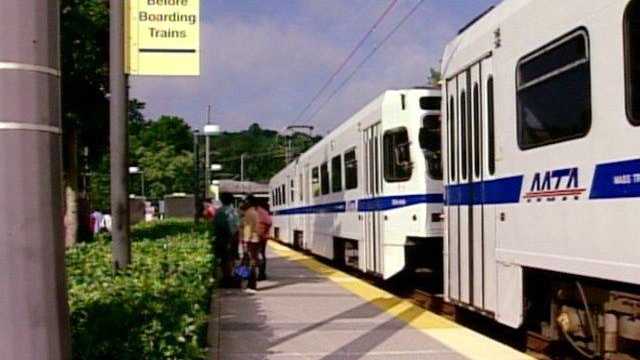Man hit by light rail train over weekend