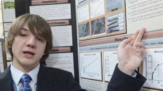 North County High School freshman Jack Andraka won what is considered the Olympics of science fairs with a diagnostic breakthrough in cancer treatment.