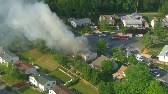 In photos: Marley Station fire consumes house