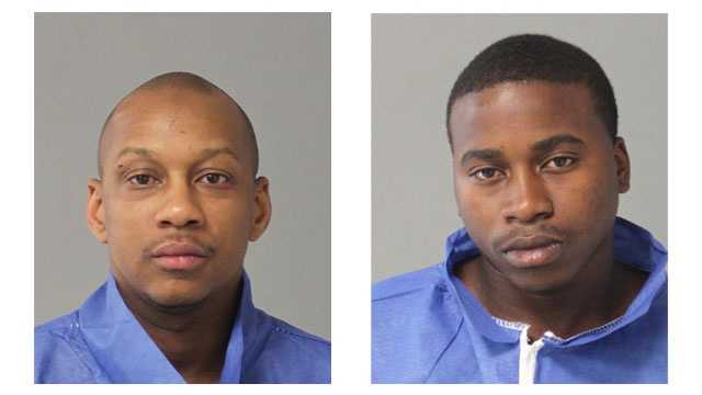 Anne Arundel County police said Rondell Dorsey, 31, of Glen Burnie, (pictured left) was charged with disorderly conduct, disturbing the peace and failure to obey a lawful order. Police said Linwood Hall, 22, of Annapolis, (pictured right) was charged with disorderly conduct and disturbing the peace.