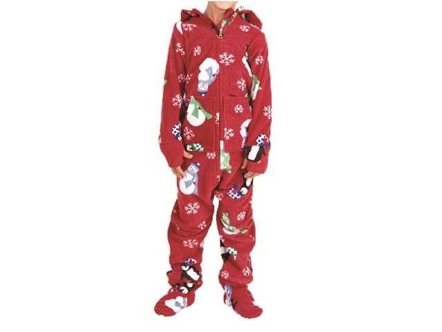 Two piece discount pajamas with feet